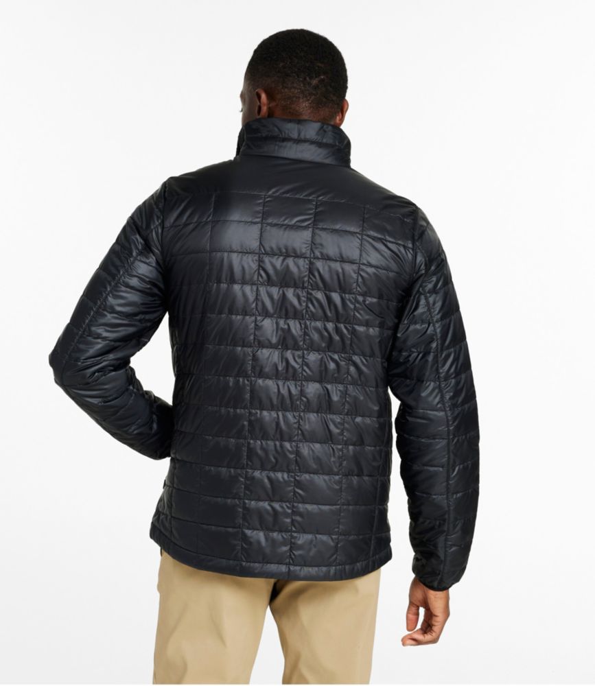 Men's PrimaLoft Packaway Jacket, Dark Marine Blue/Black, small image number 3