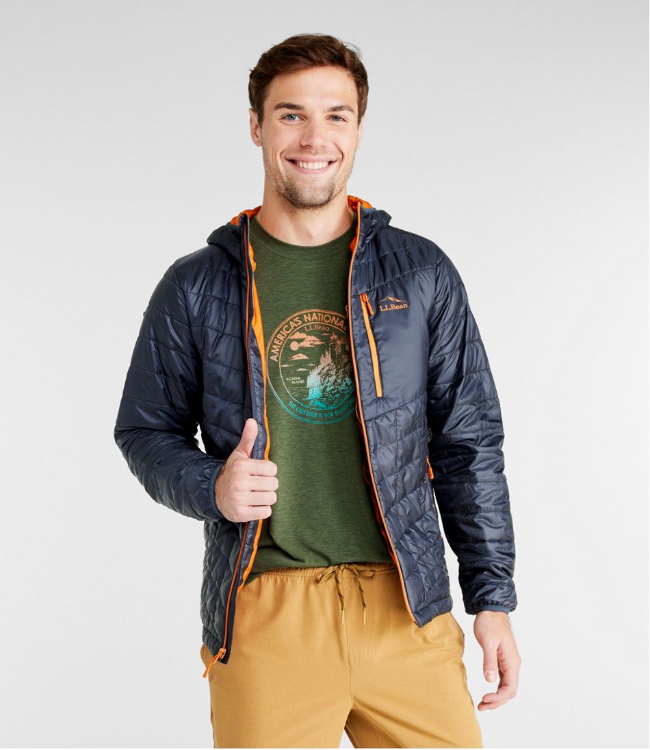 Men's PrimaLoft Packaway Hooded Jacket | Insulated Jackets at L.L.Bean