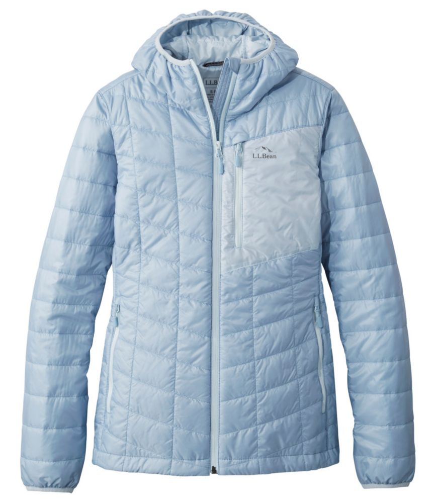 Women's PrimaLoft Packaway Hooded Jacket, Foggy Blue/Pale Sky Blue, small image number 1