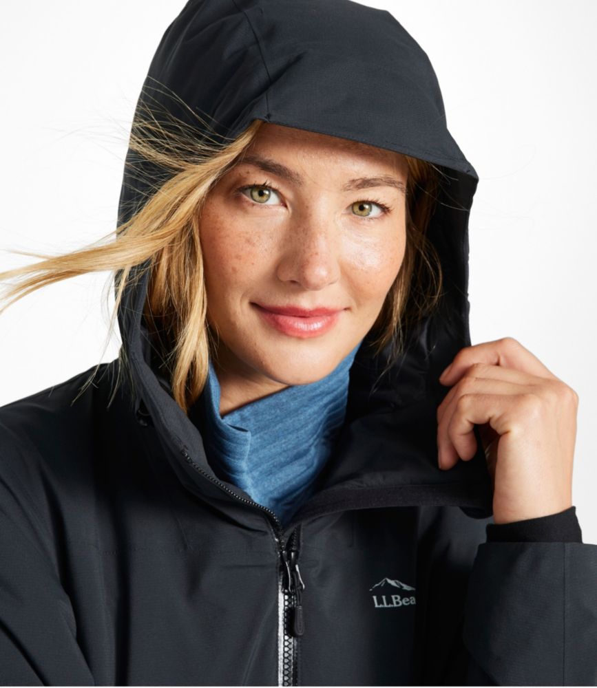 Women's Waterproof PrimaLoft Packaway Jacket, Dark Marine Blue, small image number 6