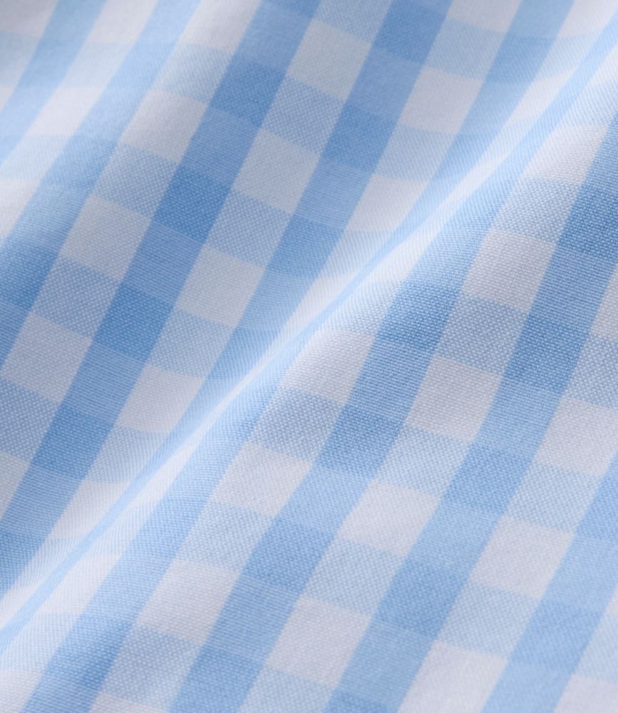 Women's Wrinkle-Free Pinpoint Oxford Shirt, Long-Sleeve Relaxed Fit Plaid