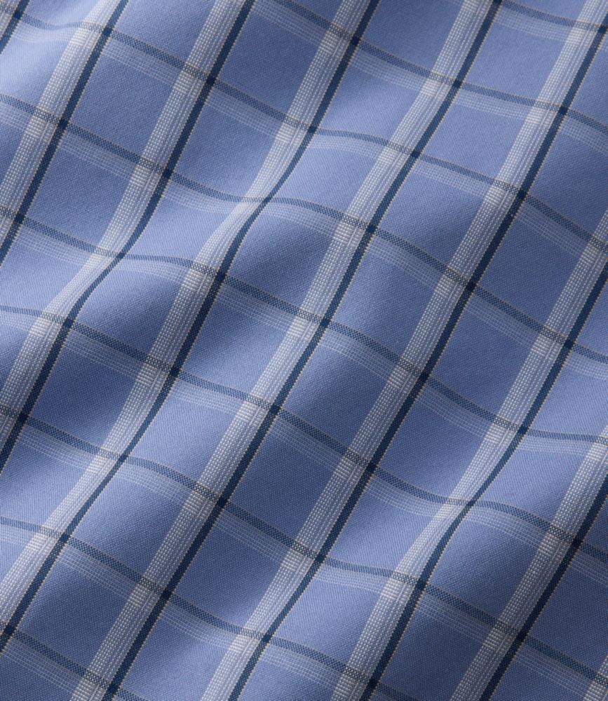 Women's Wrinkle-Free Pinpoint Oxford Shirt, Long-Sleeve Relaxed Fit Plaid