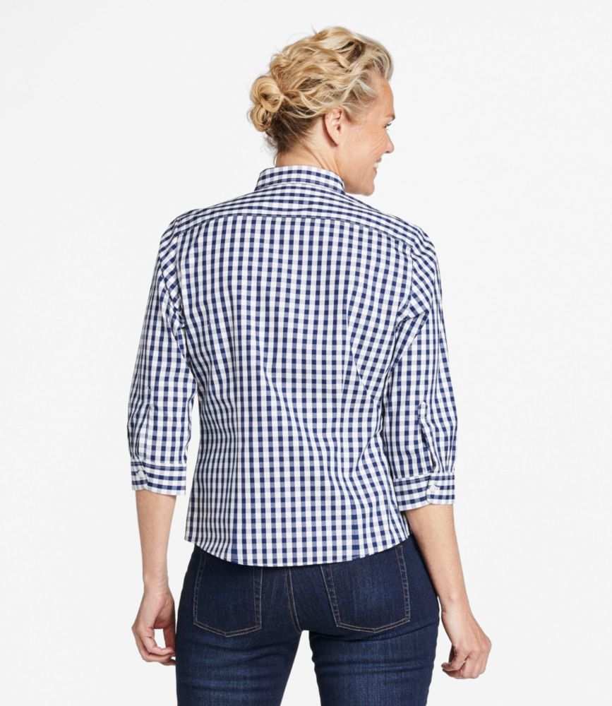 Women's WrinkleFree Pinpoint Oxford Shirt, ThreeQuarterSleeve