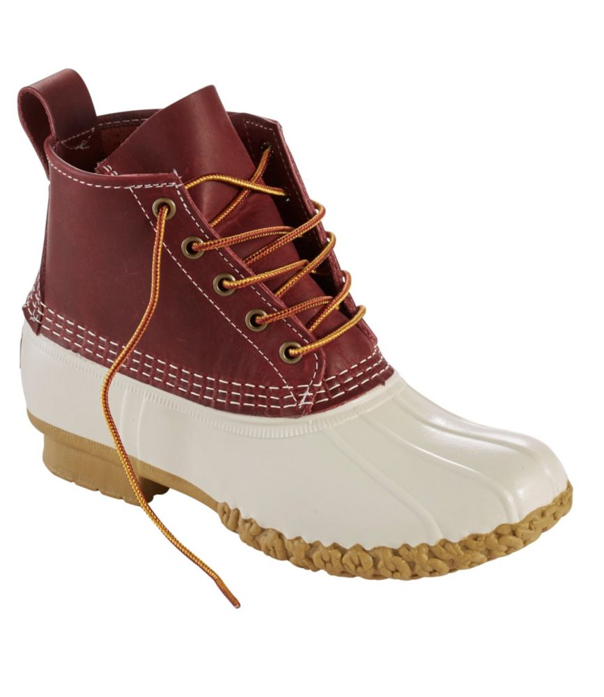 white ll bean boots