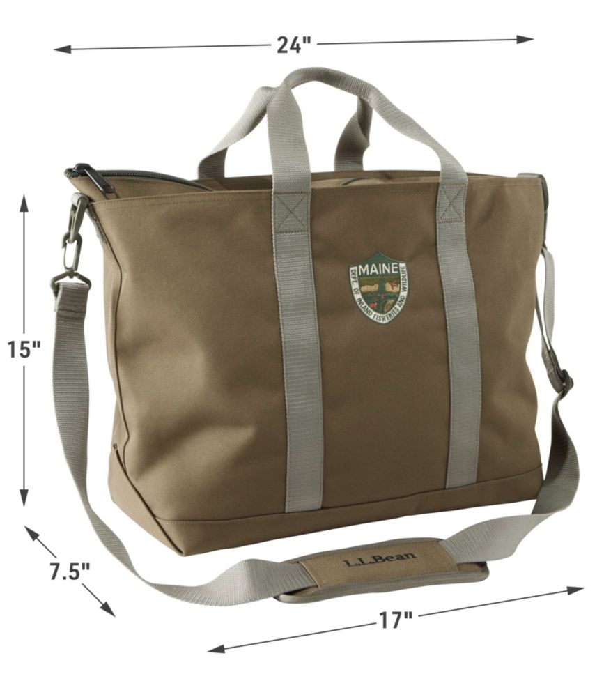 Maine Warden's Tote Bag, Olive Drab, small image number 6