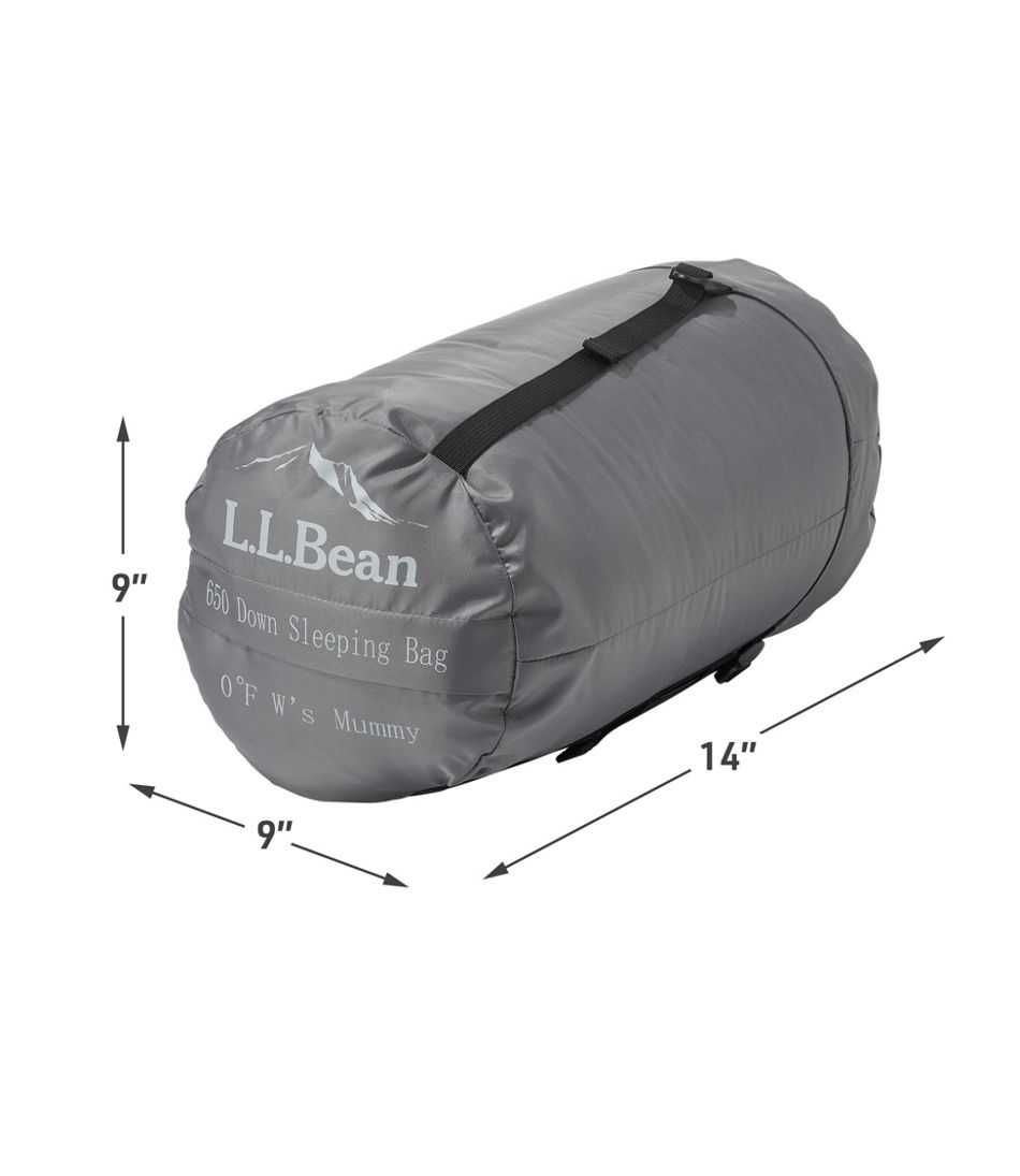 Women's L.L.Bean Down Sleeping Bag with DownTek, Mummy 0°