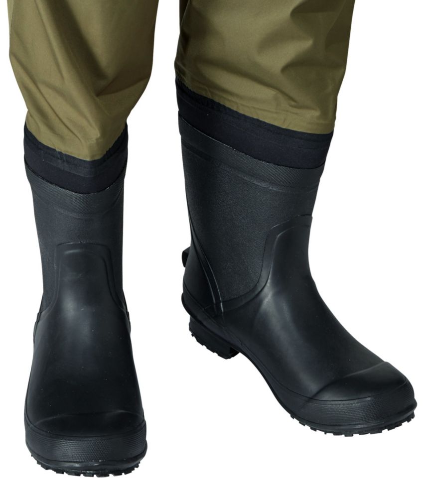 Men's Angler Super Seam TEK Boot-Foot Waders, Kelp Green, small image number 3