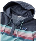 Women's Soft Cotton Rugby, Hoodie Pullover Stripe