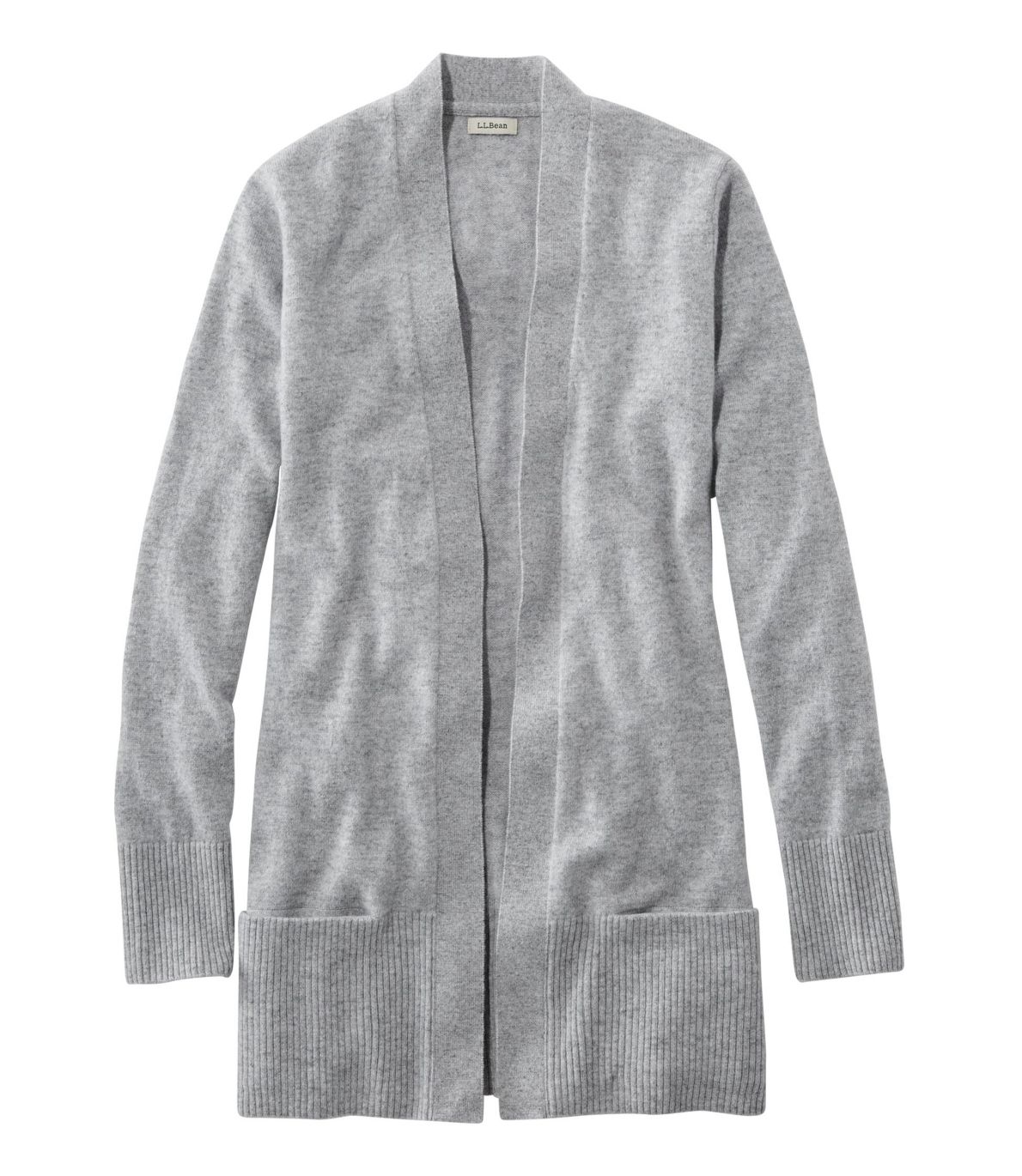 Women's Classic Cashmere Open Cardigan with Pocket