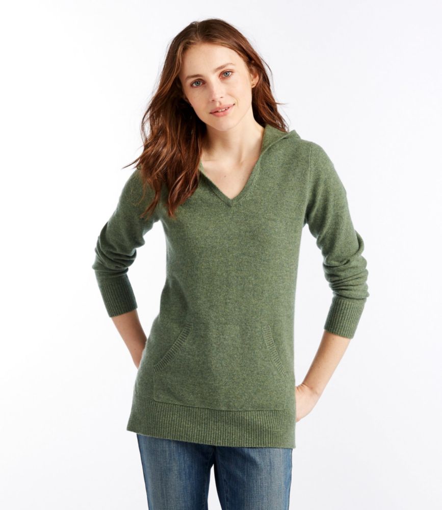 ll bean cashmere hoodie