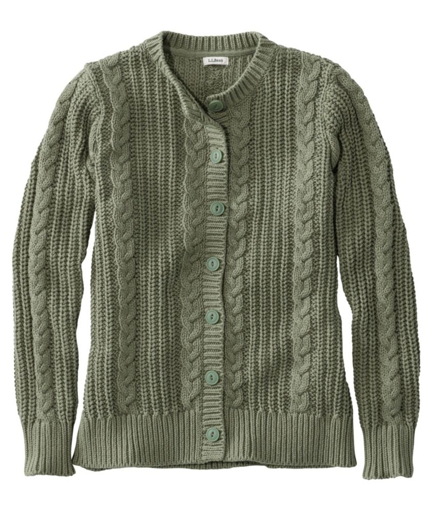 button front cardigan