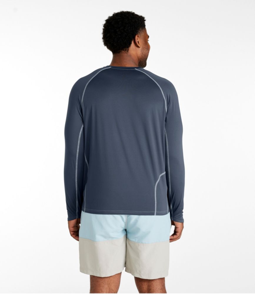 Men's Swift River Cooling Rash Guard, Iron Blue, small image number 5