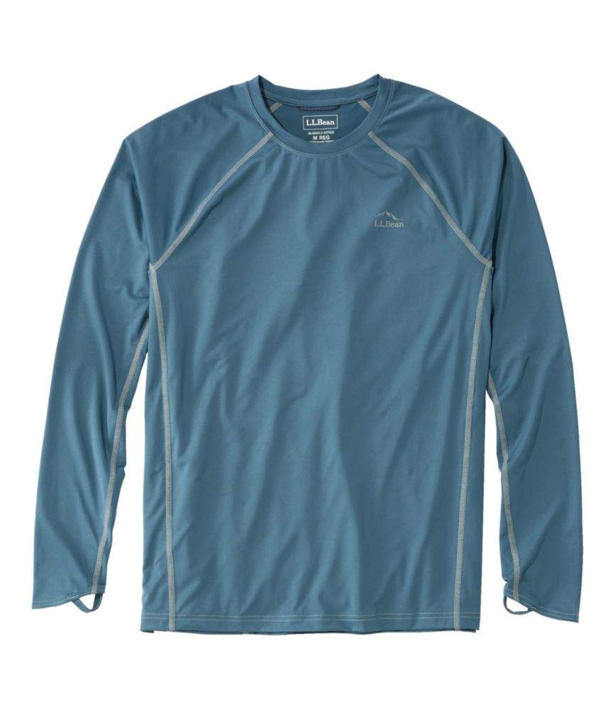 Men's Swift River Cooling Rash Guard, Iron Blue, small image number 1