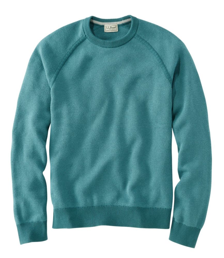 teal crew neck sweater