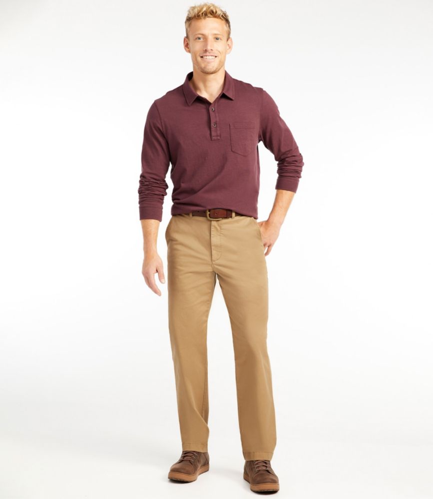 Men's Lakewashed® Stretch Khakis, Natural Fit, Straight Leg, , small image number 3