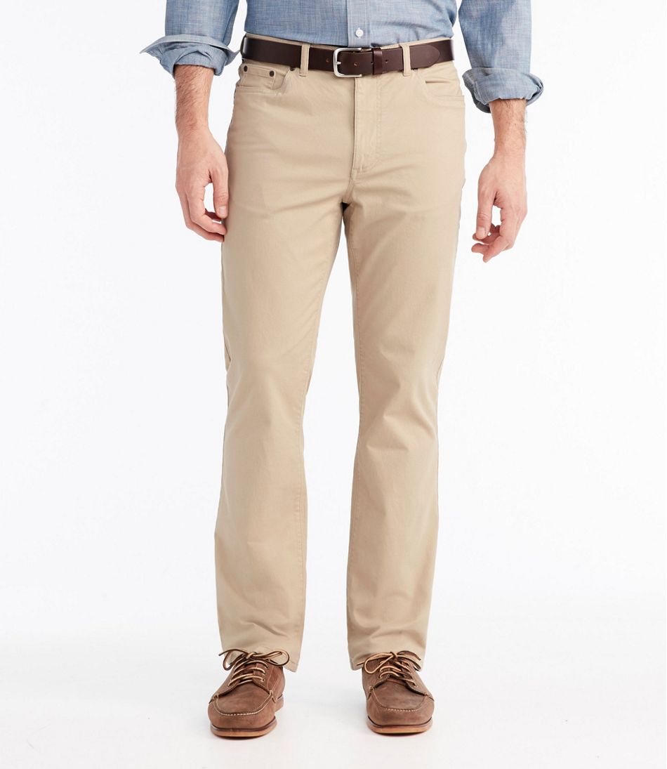 Men's Lakewashed Five-Pocket Stretch Khakis, Standard Fit | Pants ...