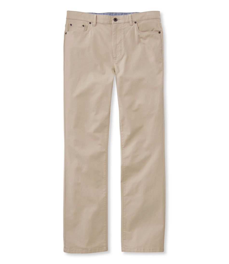Men's Lakewashed® Five-Pocket Stretch Khakis, Standard Fit