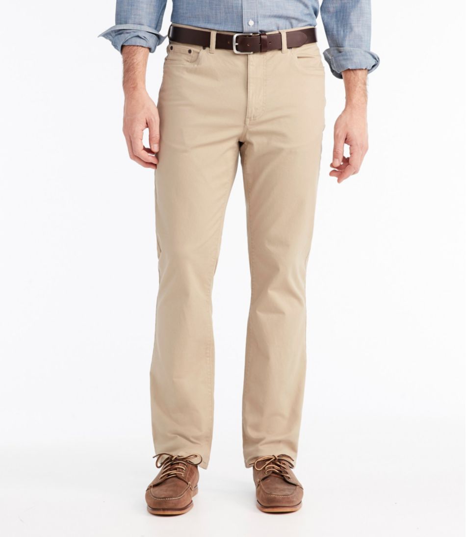 Men's Lakewashed Five-Pocket Stretch Khakis, Standard Fit | Pants ...