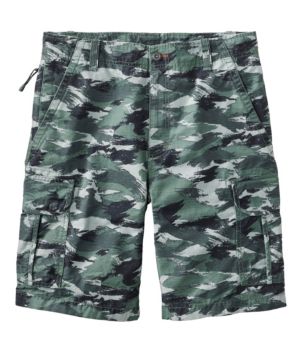 Men's L.L.Bean Allagash Cargo Shorts, Camouflage, 10"