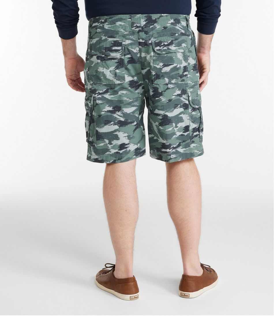 Men's L.L.Bean Allagash Cargo Shorts, Camouflage, 10