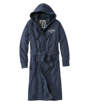 Men's Rugby Robe, Flannel-Lined, Hooded