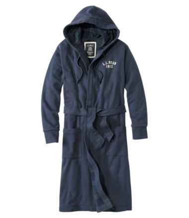 Men's Rugby Robe, Flannel-Lined, Hooded