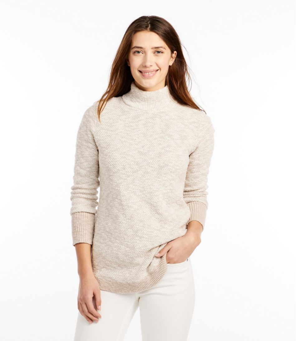 vintage L.L.BEAN linen cotton sweater cq
