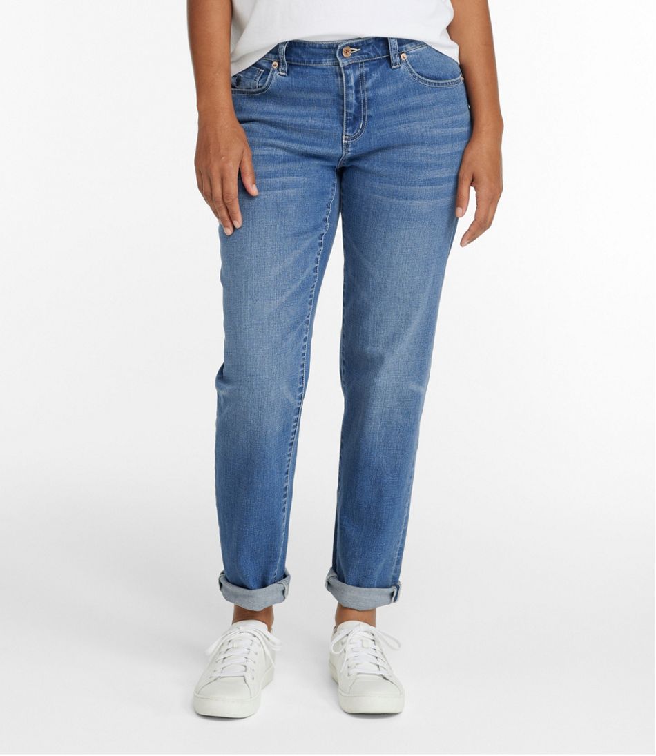 Women's Signature Organic Denim Boyfriend Jeans, Low-Rise Women's Signature Organic Denim Boyfriend Jeans, Low-Rise