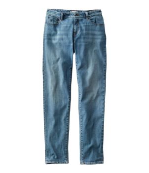 Women's Signature Organic Denim Boyfriend Jeans, Low-Rise Straight-Leg