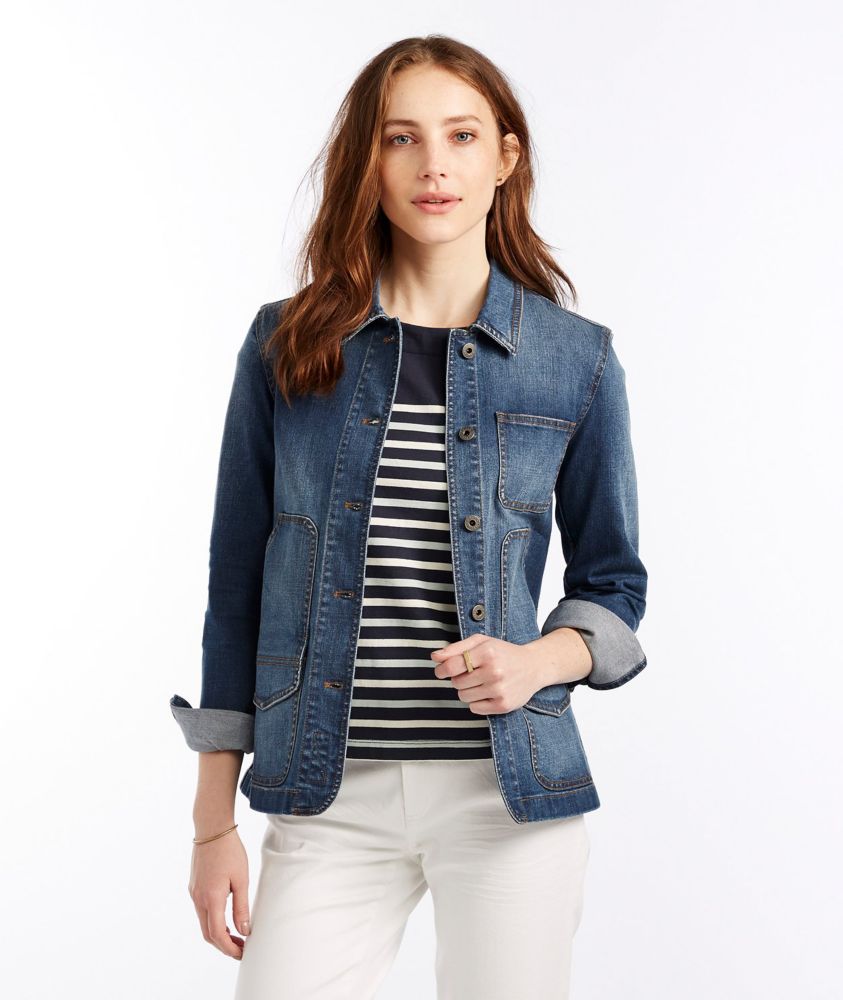 ll bean denim jacket