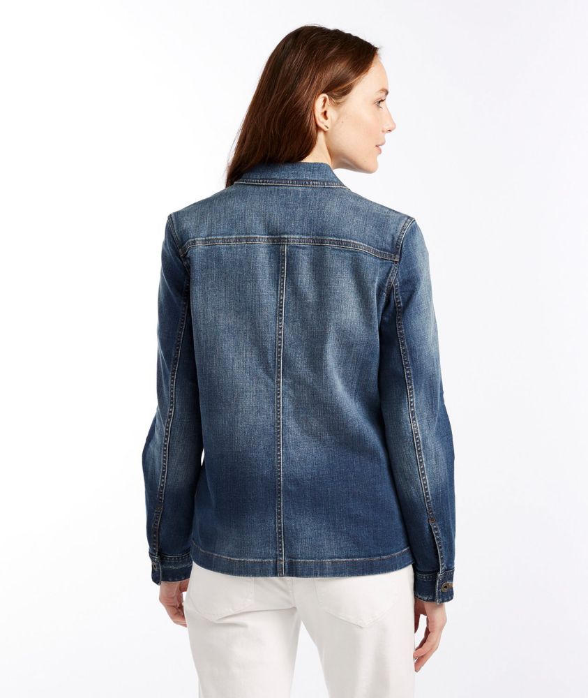 ladies denim barn jacket