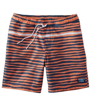 Men's Vacationland Stretch Swim Trunks, 8", Print