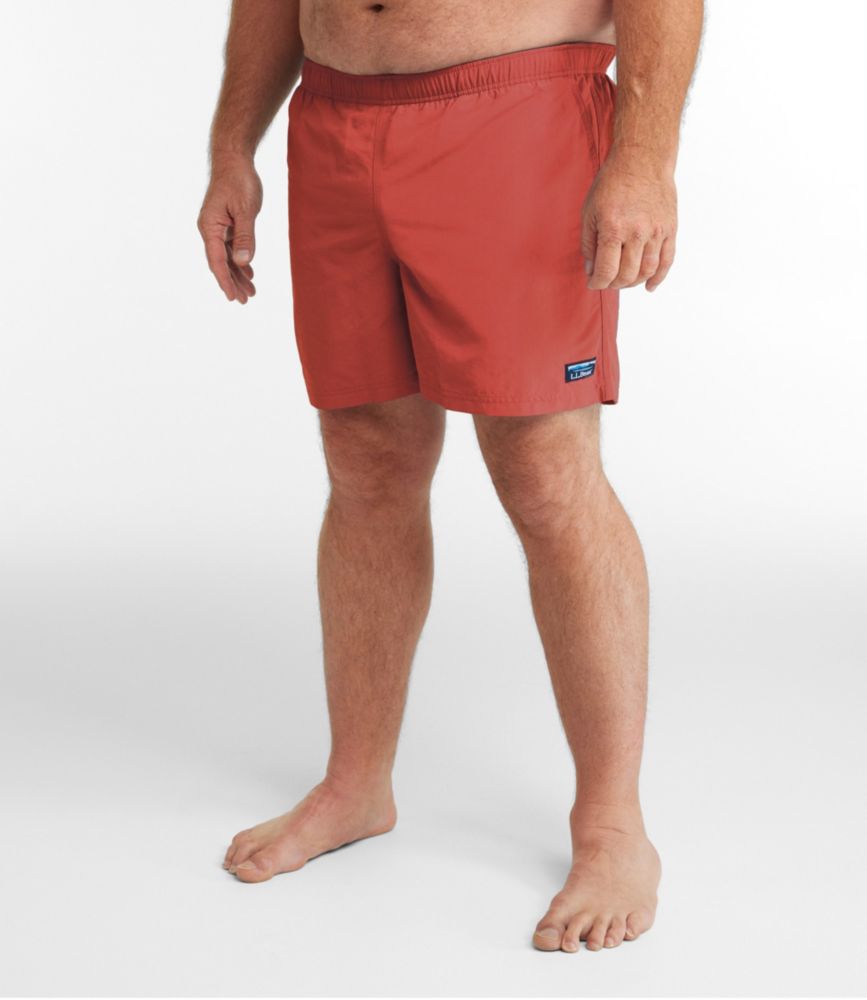 Men's Classic Supplex Sport Shorts, 6", Antique Red, small image number 4