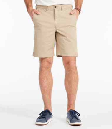 Men's Lakewashed Stretch Khaki Shorts, 9"