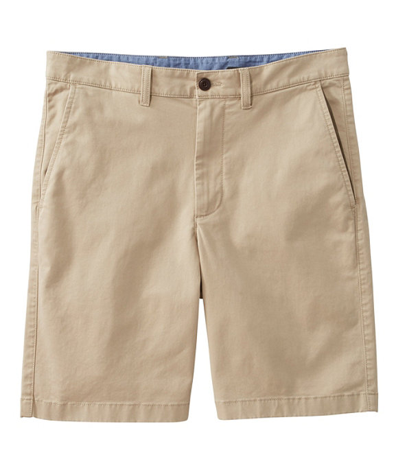 Men's Lakewashed Stretch Khaki Shorts, Khaki, largeimage number 0