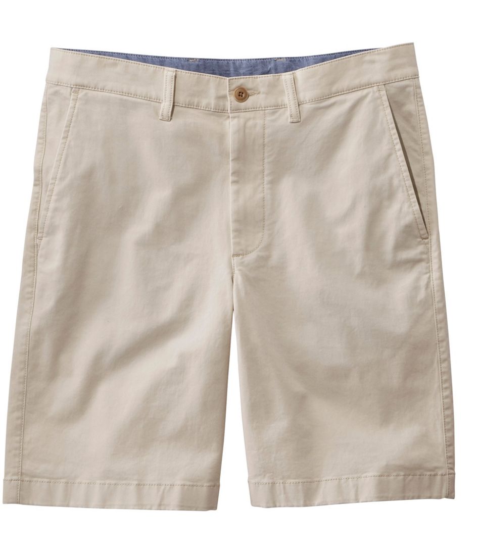 Men's Lakewashed Stretch Khaki Shorts, Standard Fit