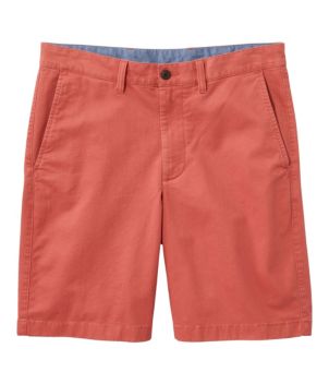 Men's Lakewashed Stretch Khaki Shorts, 9"