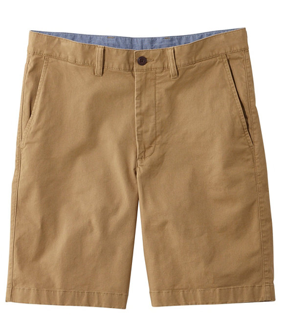 Men's Lakewashed Stretch Khaki Shorts, Heritage Khaki, large image number 0