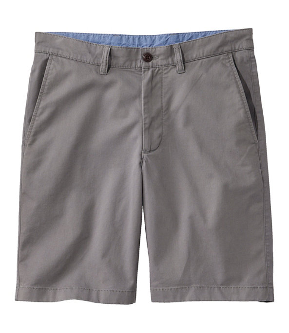 Men's Lakewashed Stretch Khaki Shorts, Federal Gray, large image number 0