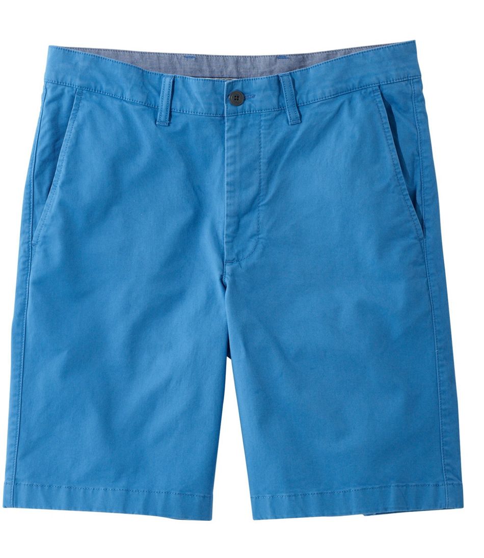Men's Lakewashed Stretch Khaki Shorts, Standard Fit