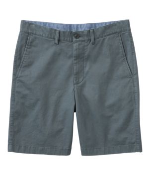 Men's Lakewashed Stretch Khaki Shorts, 9"