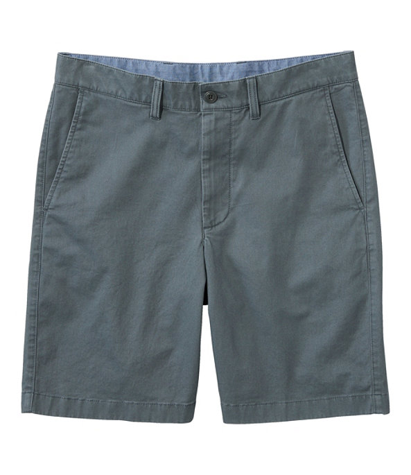Men's Lakewashed Stretch Khaki Shorts, Storm Gray, large image number 0