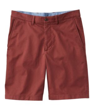 Men's Lakewashed Stretch Khaki Shorts, 9"