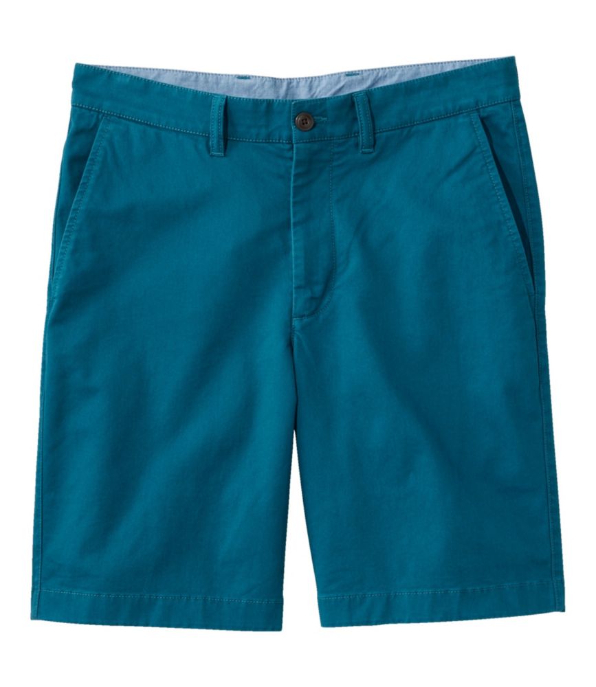 Men's Lakewashed® Stretch Khaki Shorts, 9", Deepwater Blue, small image number 1