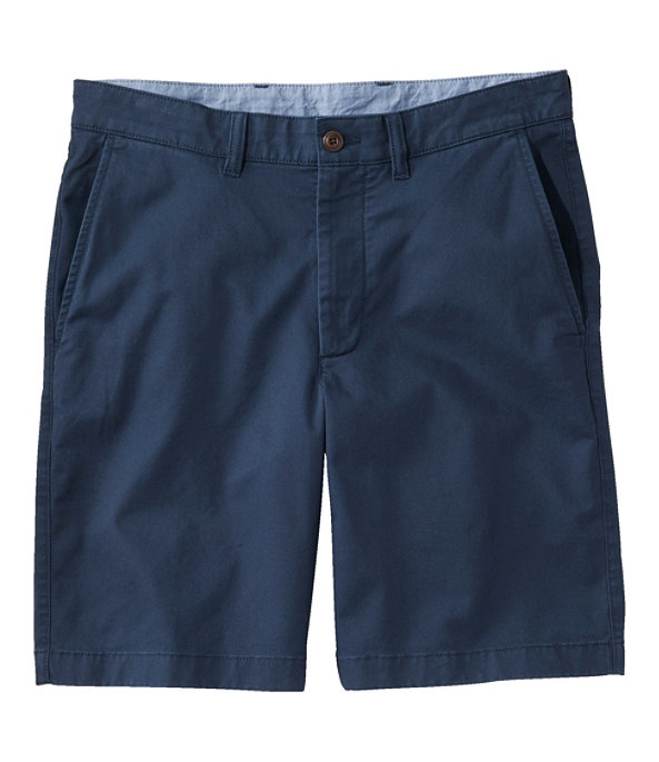 Men's Lakewashed Stretch Khaki Shorts, Navy, large image number 0