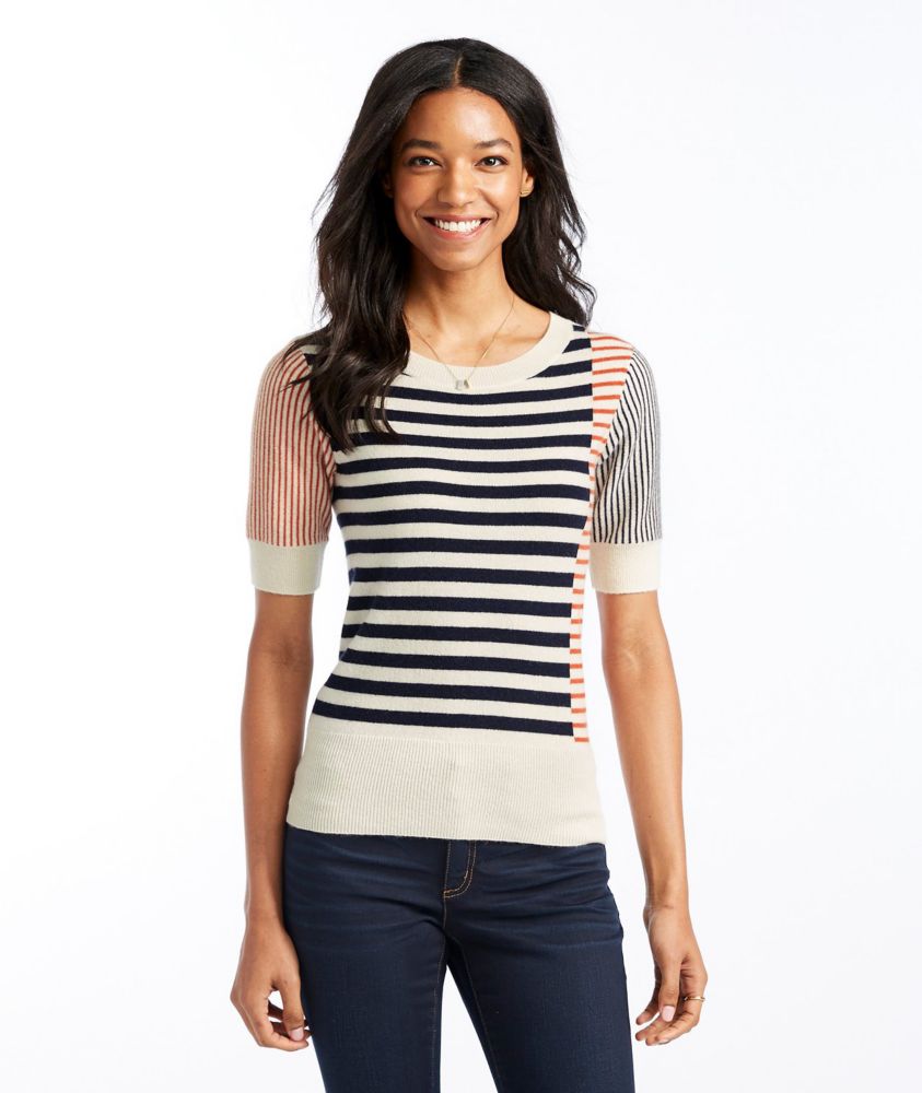 Short sleeve sweater model 202700 main image 1