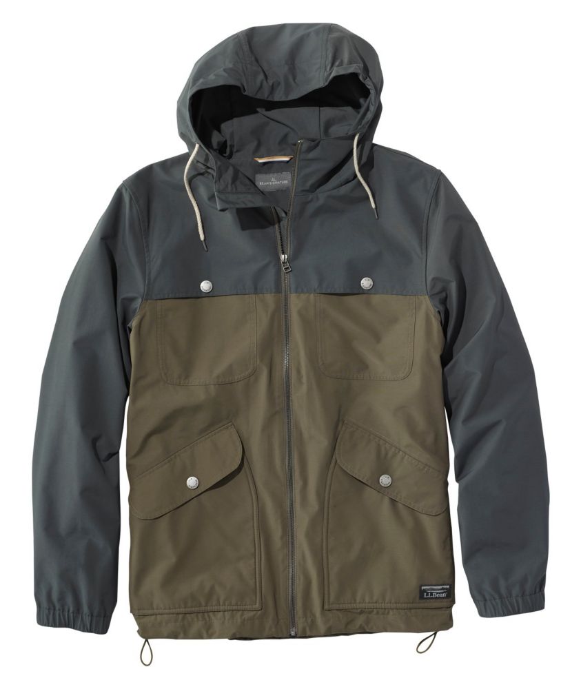 nylon jacket with hood