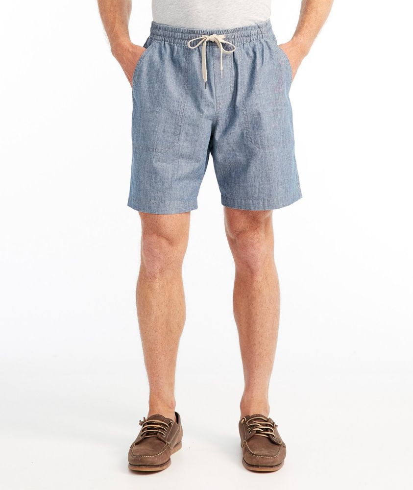 mens drawstring jean shorts