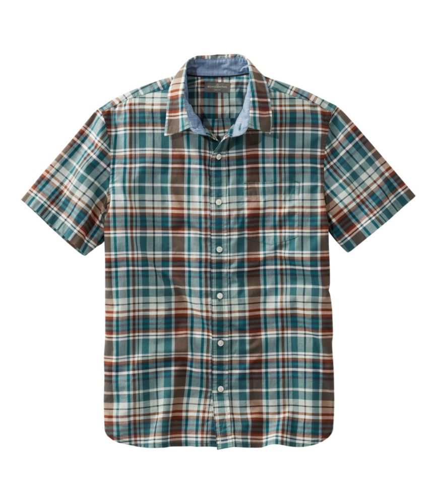Men's Signature Madras Shirt, ShortSleeve, Plaid Shirts at L.L.Bean
