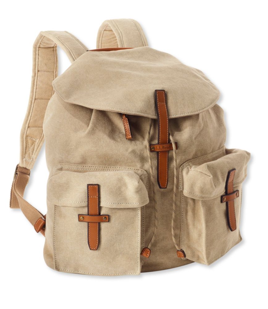 ll bean canvas backpack